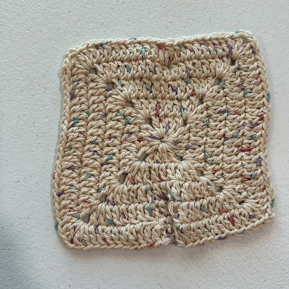 Handmade Hand Crochet Cotton Dishcloth/Washcloth